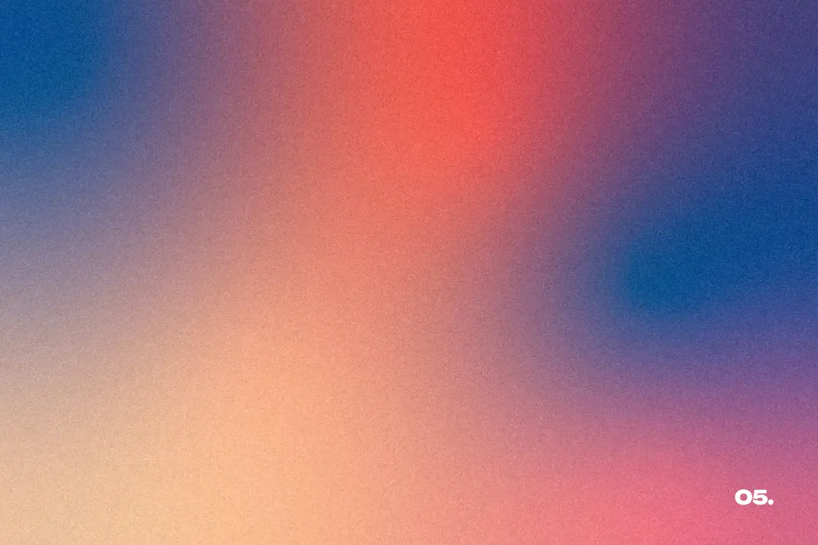 5款色彩平静柔和渐变背景PNG高清