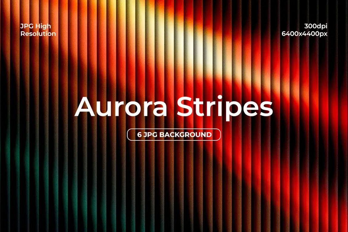 6款极光条纹渐变背景图JPG高清素材