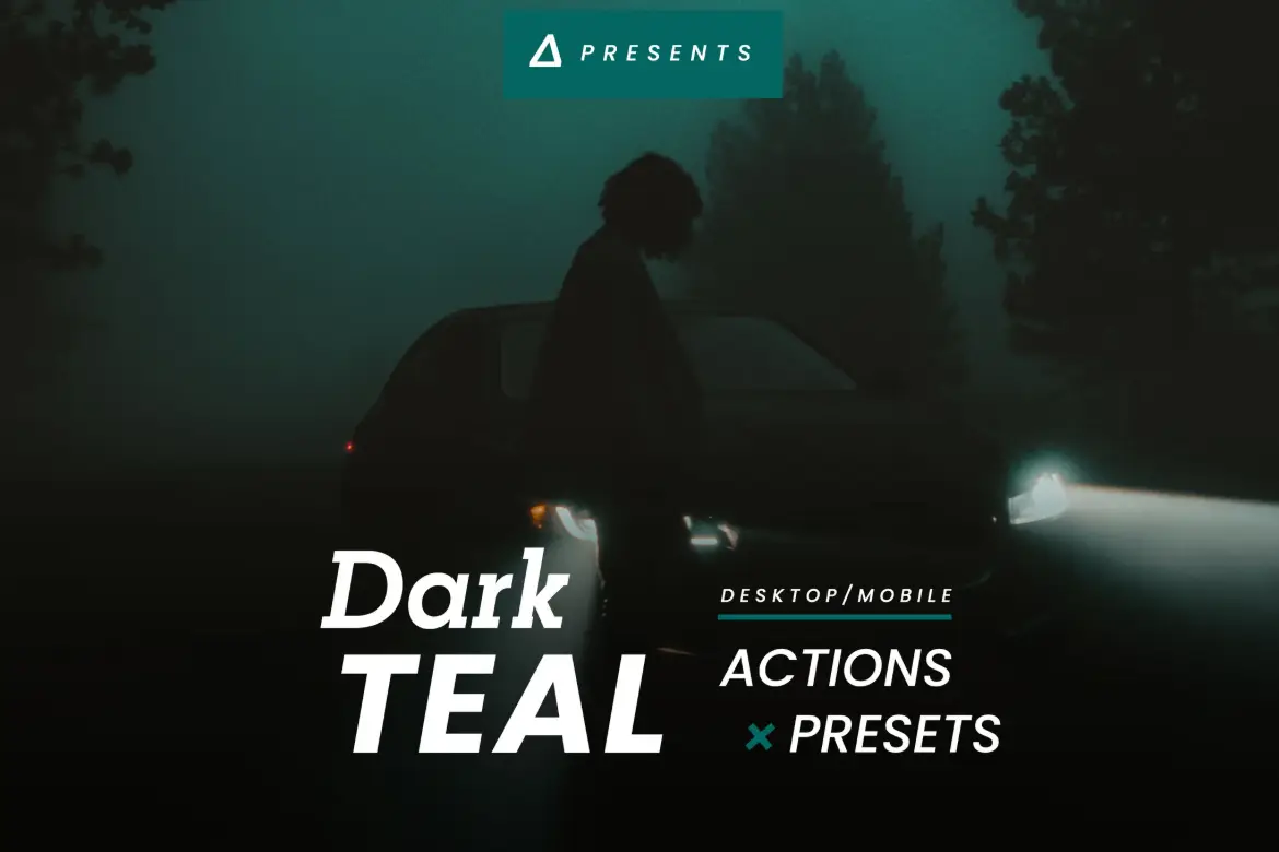 暗青色调LightroomPhotoshop预设包人像摄影电影感情绪调色滤镜