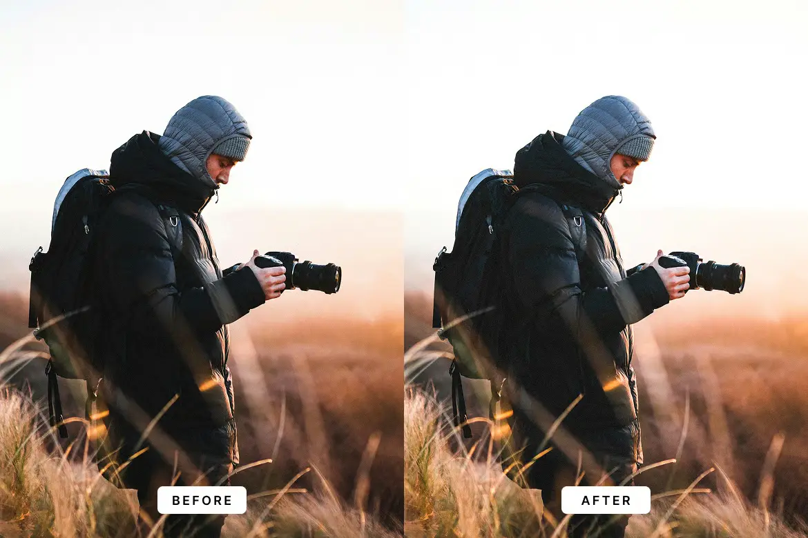 摄影爱好者Lightroom预设包人像工作生活摄影自然光调色滤镜