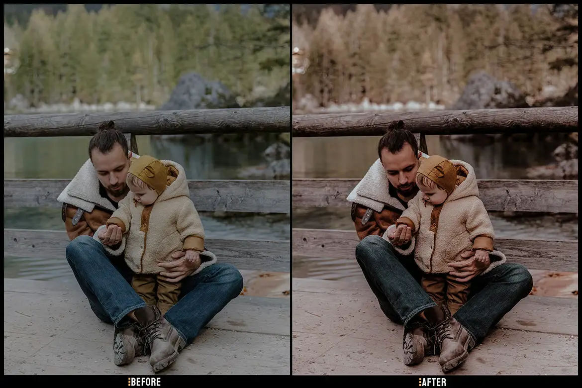 情绪秋季Lightroom预设包人像街拍秋季风景摄影电影感调色滤镜