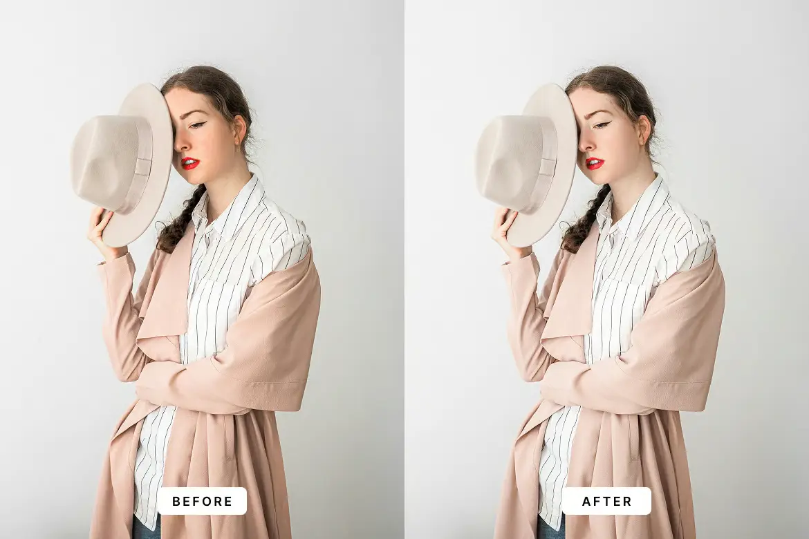 时尚摄影棚Lightroom预设包人像时尚商业摄影专业调色滤镜