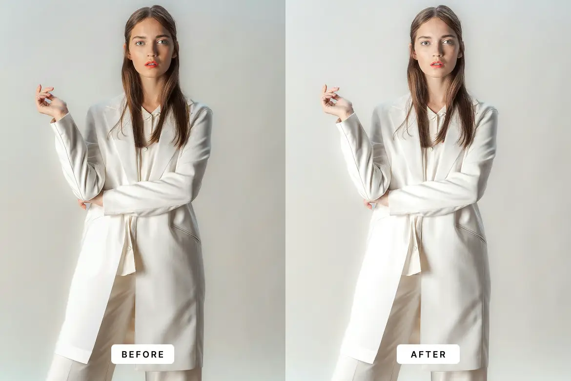 时尚摄影棚Lightroom预设包人像时尚商业摄影专业调色滤镜