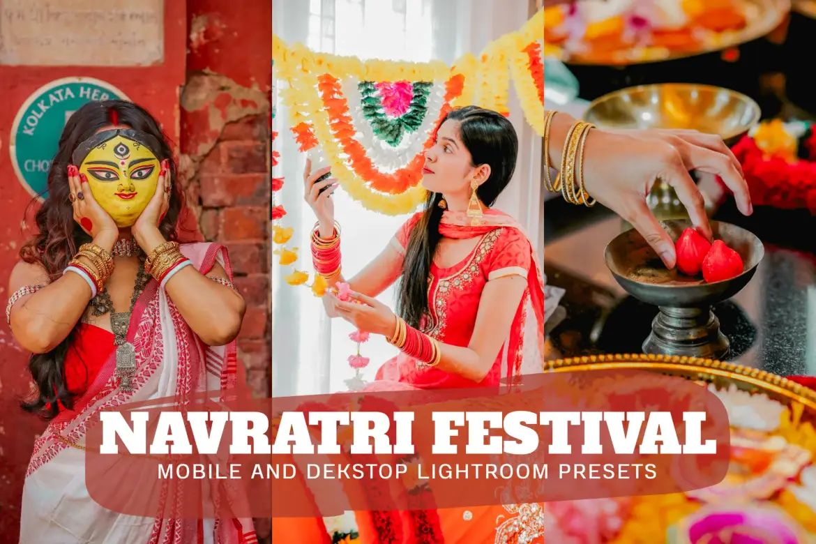 九夜节Lightroom预设包印度节日人像旅行生活摄影调色滤镜