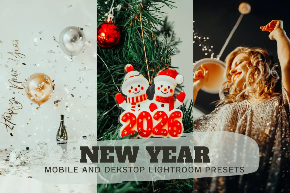 新年氛围Lightroom预设博主旅拍人像LR调色滤镜