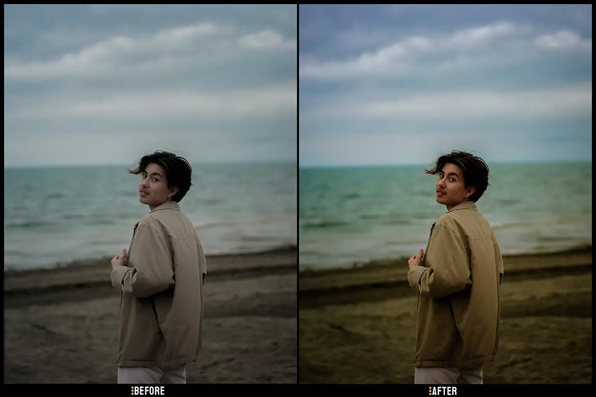 暗调美学Lightroom预设专业情绪电影感肖像街拍LR/PS调色滤镜