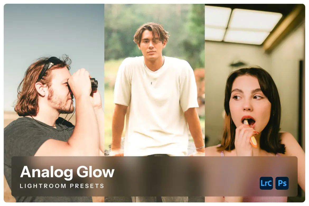 模拟辉光Lightroom预设复古胶片柔光色调LR/PS调色滤镜