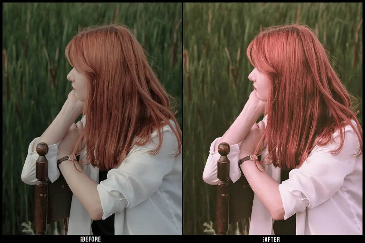 暖粉色调Lightroom预设温柔ins风人像生活LR/PS调色滤镜