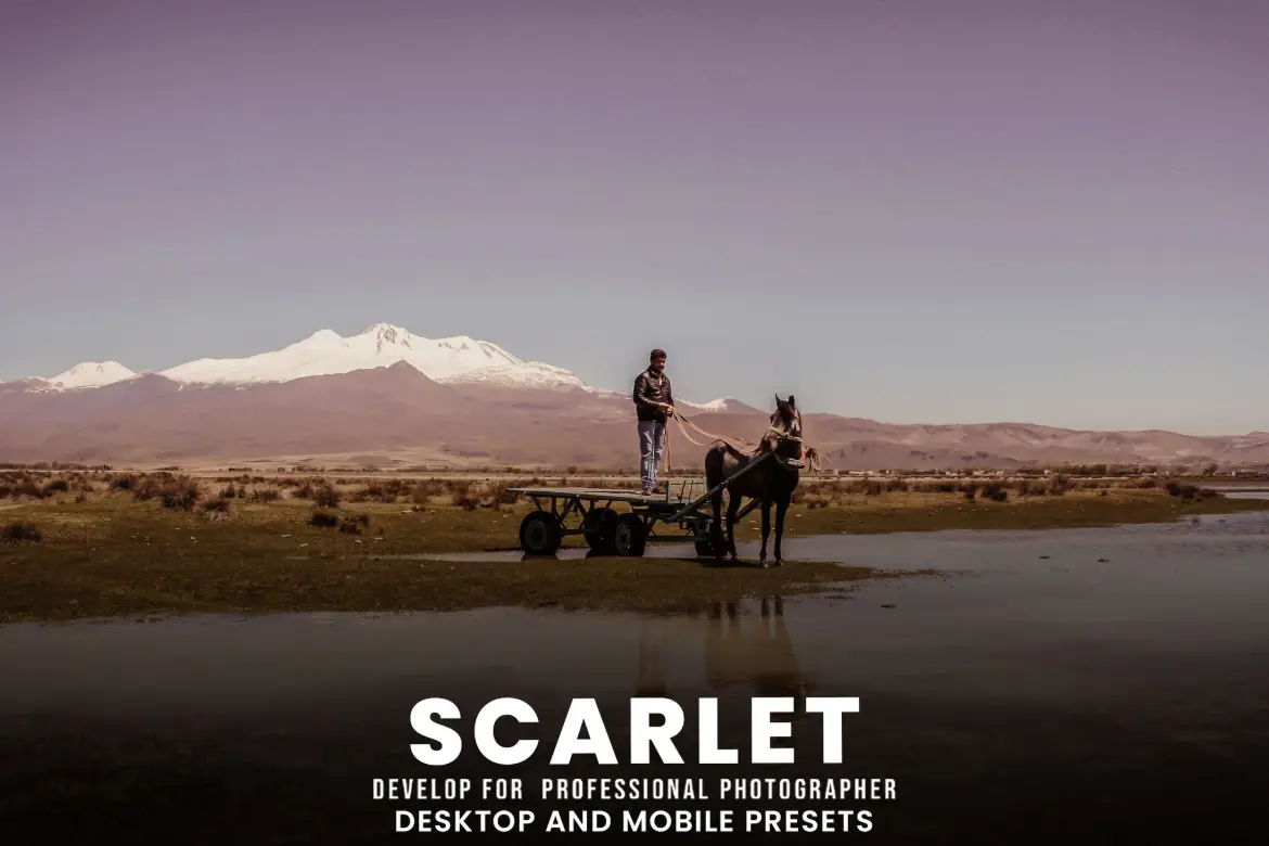 猩红暖调Lightroom预设电影感人像旅拍LR/PS调色滤镜