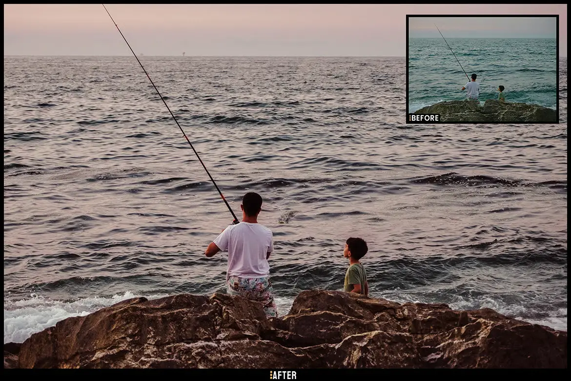 猩红暖调Lightroom预设电影感人像旅拍LR/PS调色滤镜