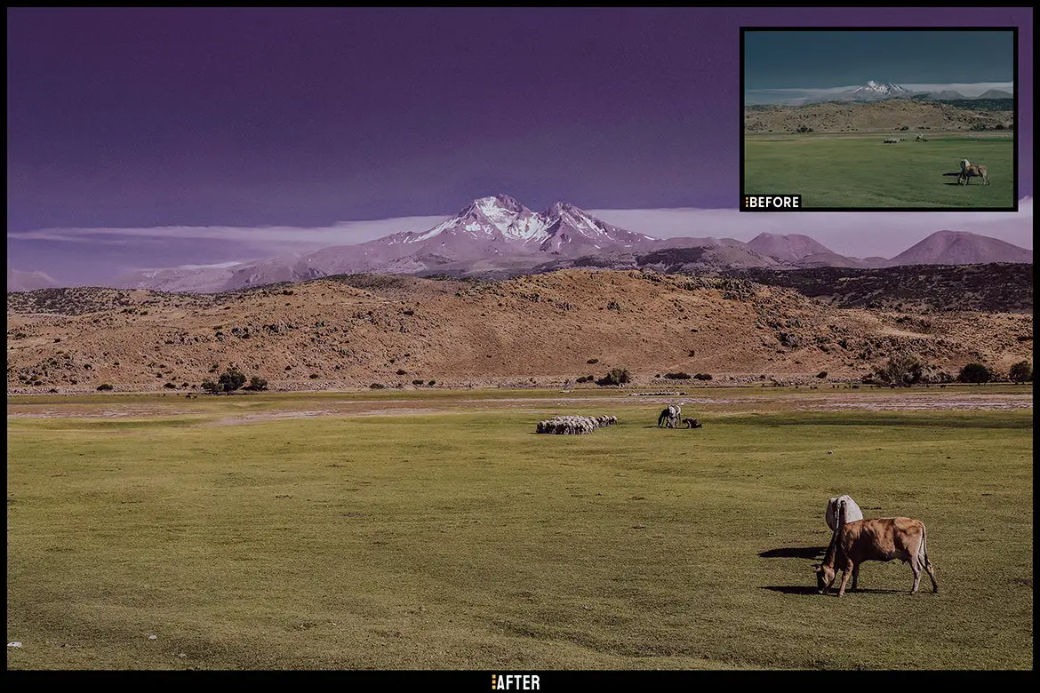 猩红暖调Lightroom预设电影感人像旅拍LR/PS调色滤镜