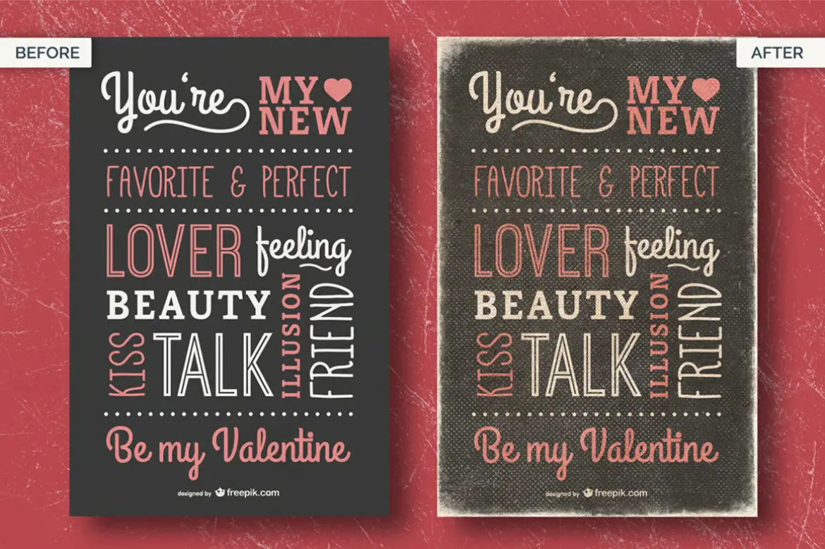 复古设计PS综合素材包图层样式笔刷纹理纸张效果PSD模板套装