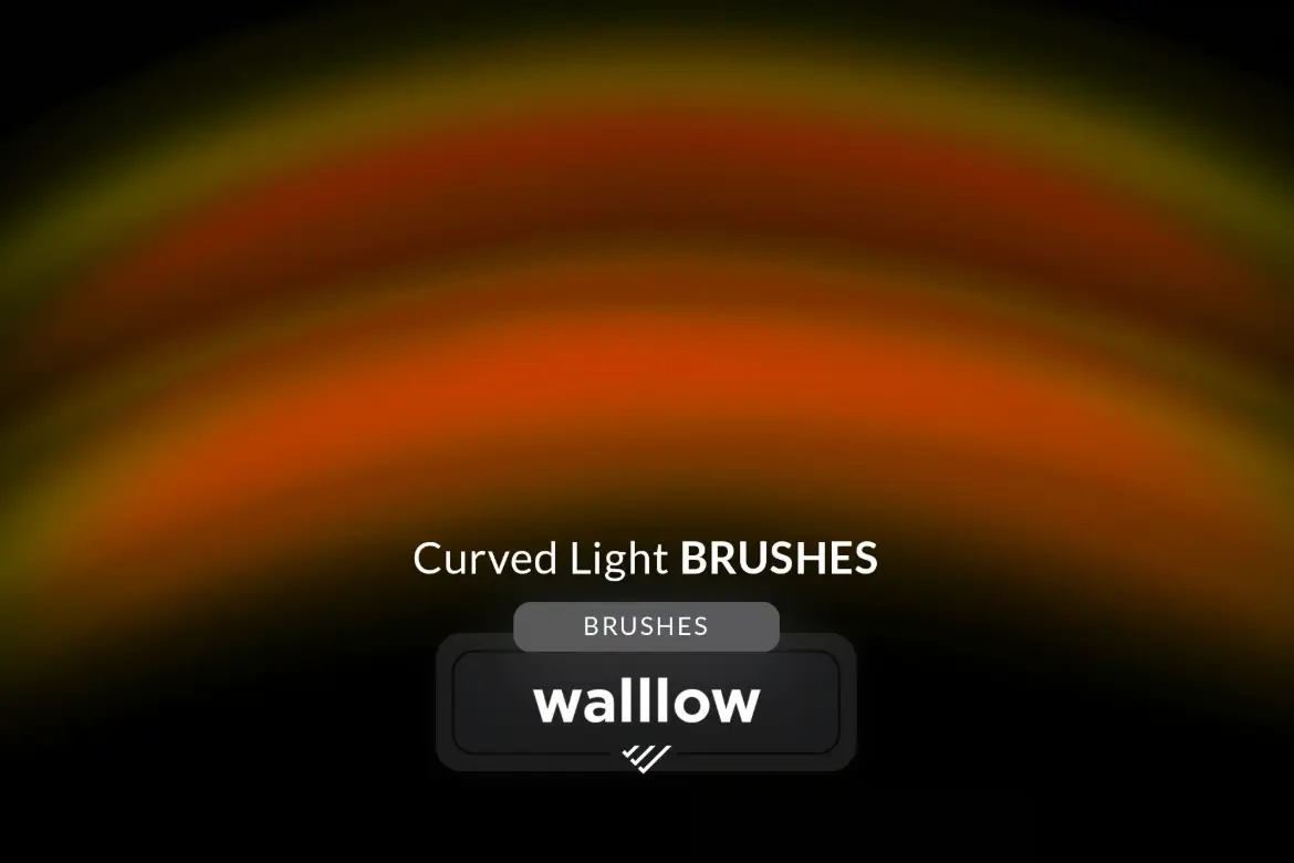 15款彩虹弧光PS笔刷梦幻渐变光效人像海报设计叠加素材