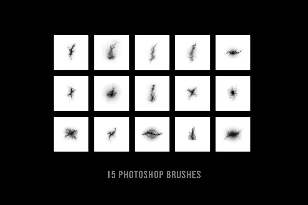 15款魔法光效PS笔刷套装高能光束闪耀粒子奇幻合成素材 15款魔法光效PS笔刷套装高能光束闪耀粒子奇幻合成素材