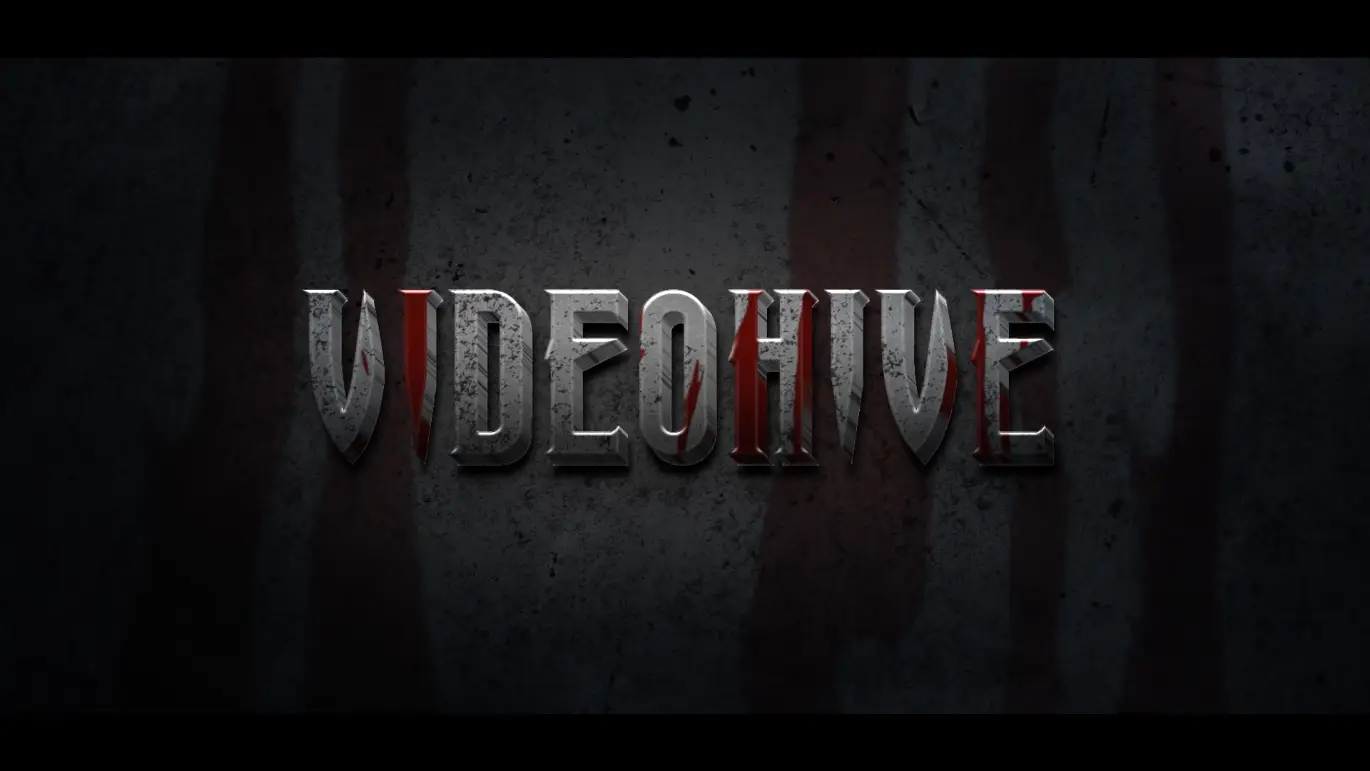 恐怖电影预告片AE模板 Horror Title Trailer