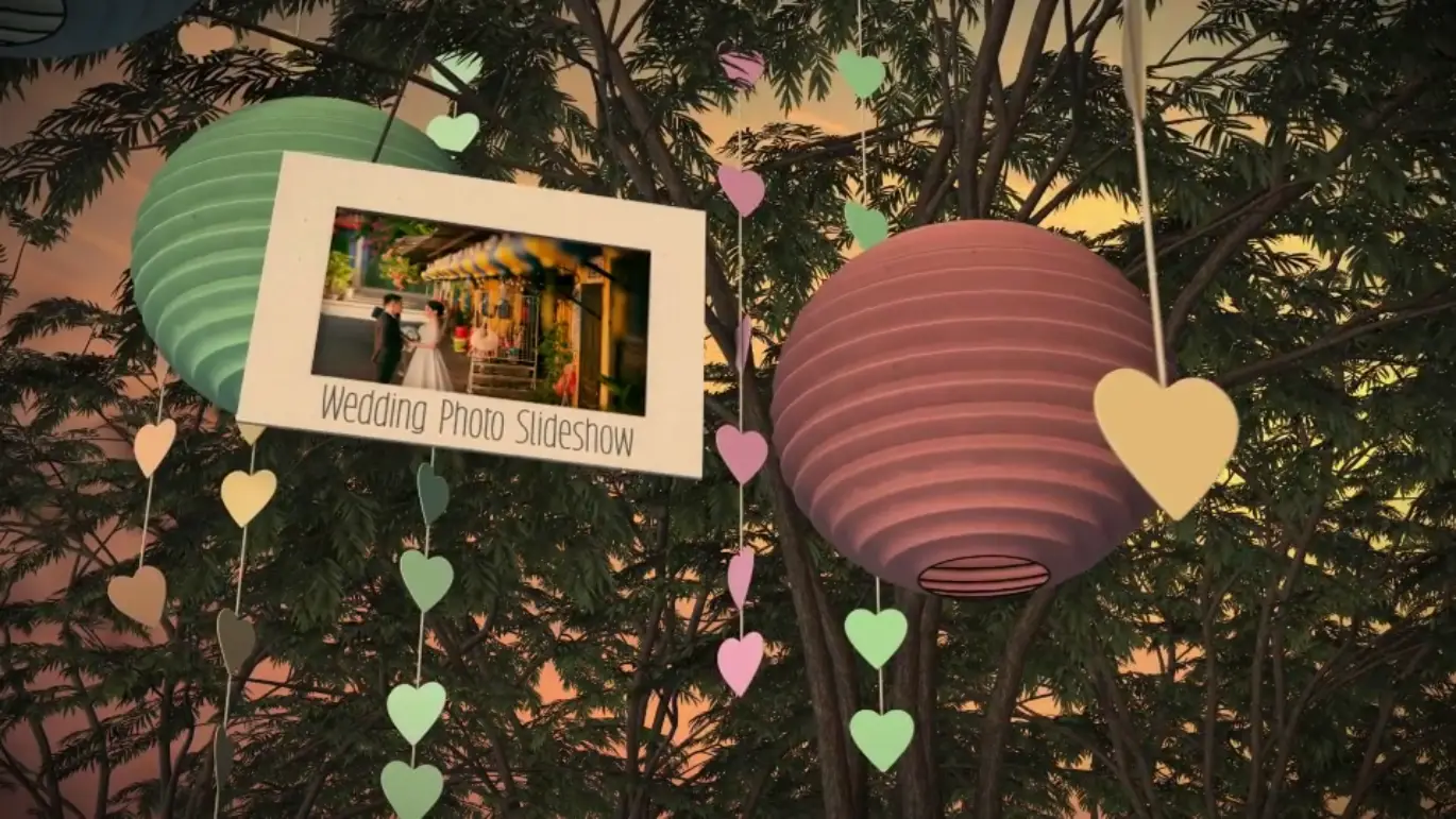 优雅婚礼相册AE幻灯片模板 Wedding Photo Slideshow