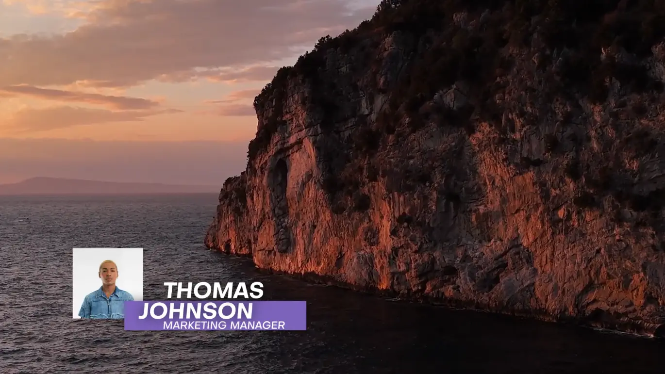 带照片动态标题条AE模板 Lower Thirds with Photo