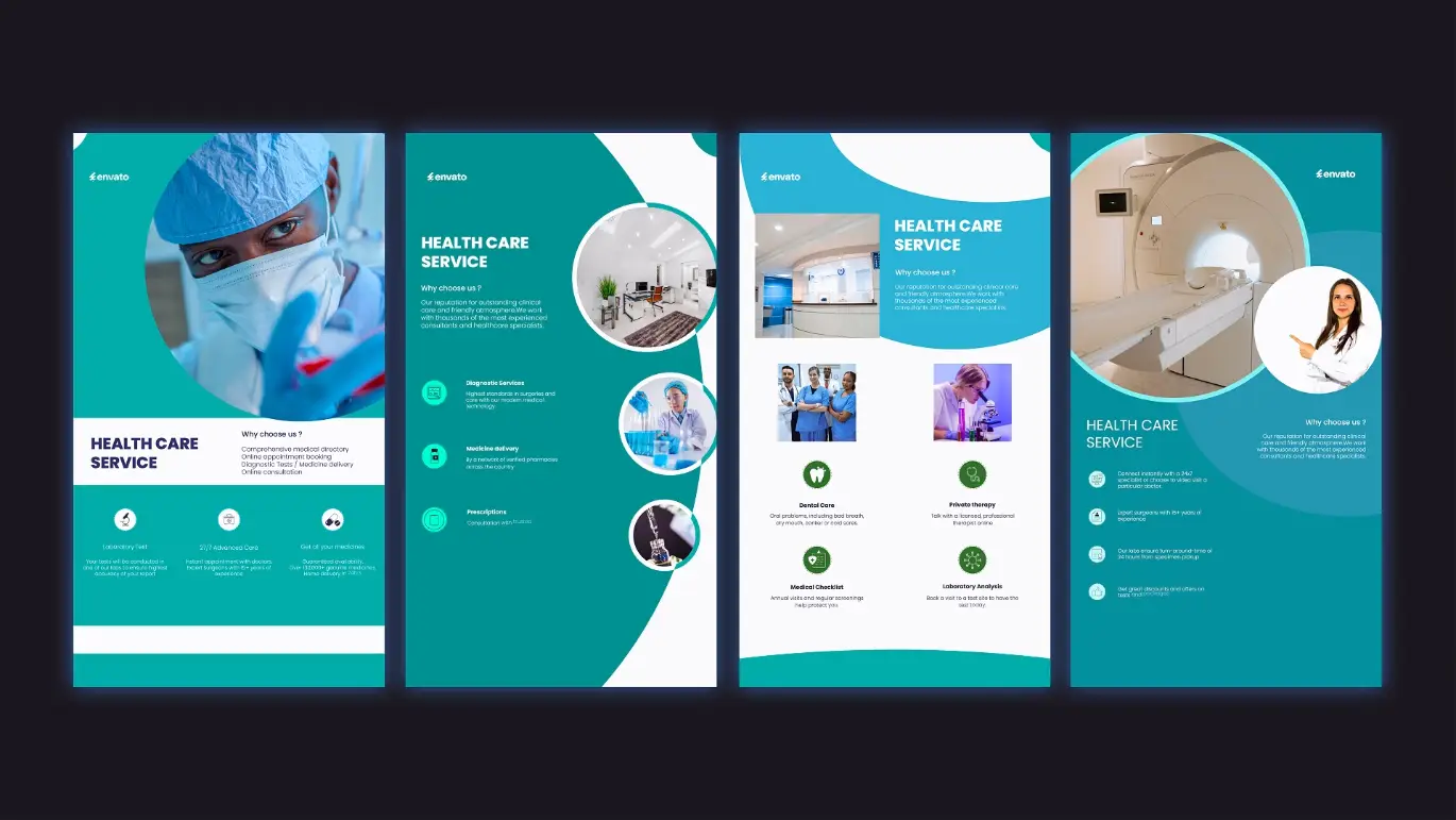 医疗健康Ins快拍PR动态模板 Medical Instagram Stories