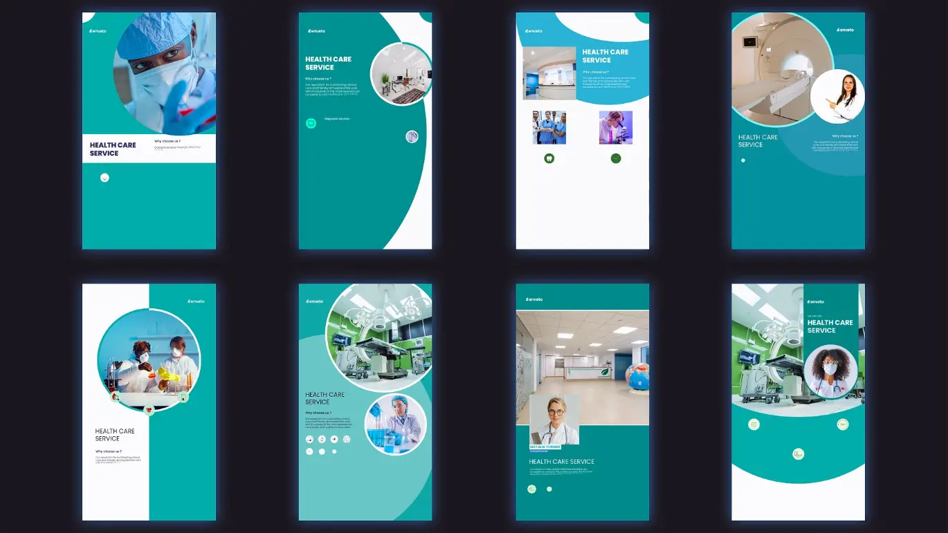 医疗健康Ins快拍PR动态模板 Medical Instagram Stories