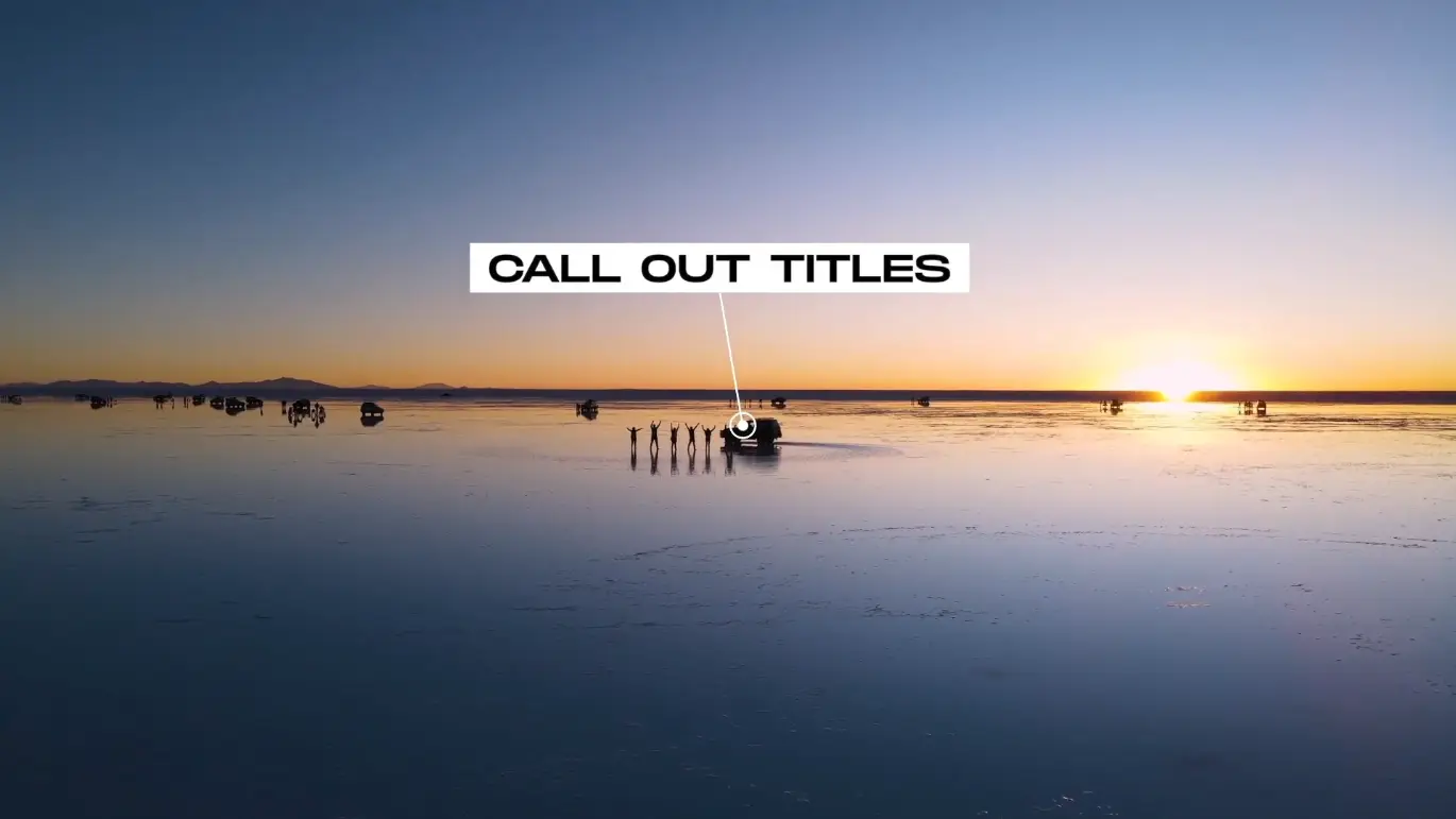 简约数据标注FCPX动态图形模板 Minimal Call-Outs X | FCPX