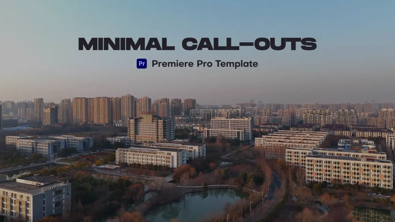 24款简约数据标注PR动态图形模板 Minimal Call-Outs X | Premiere Pro
