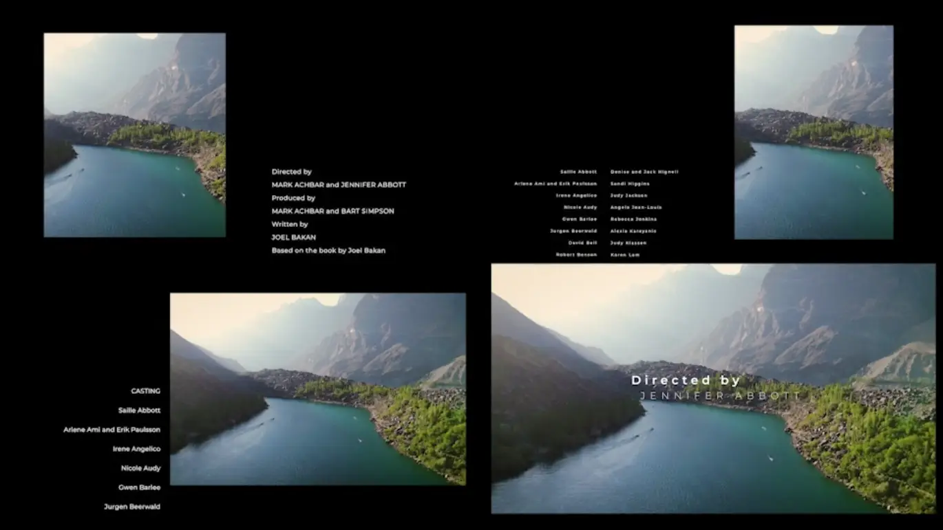 电影感片尾字幕PR模板 Movies Credits