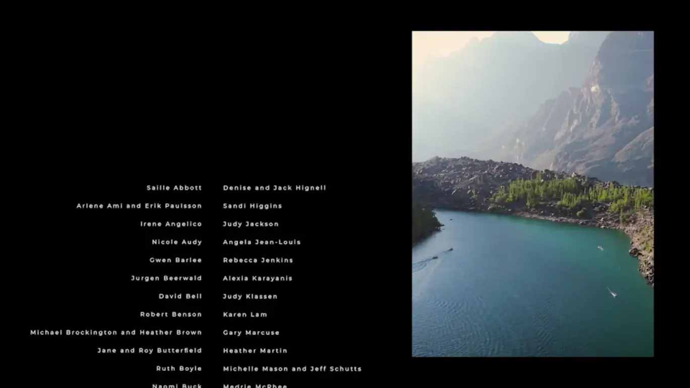 电影感片尾字幕PR模板 Movies Credits