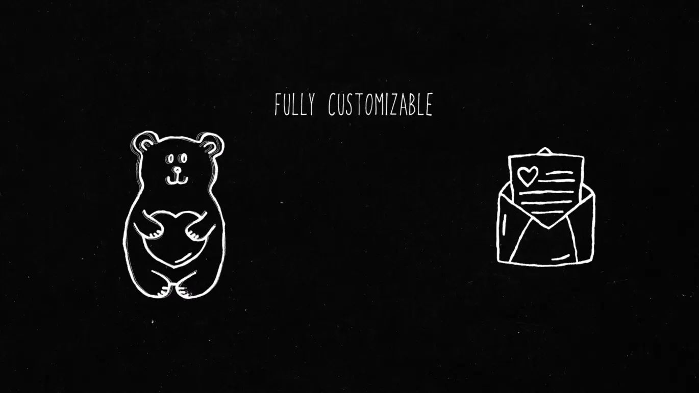 情人节涂鸦动画PR/AE模板 Valentine Doodles Pack