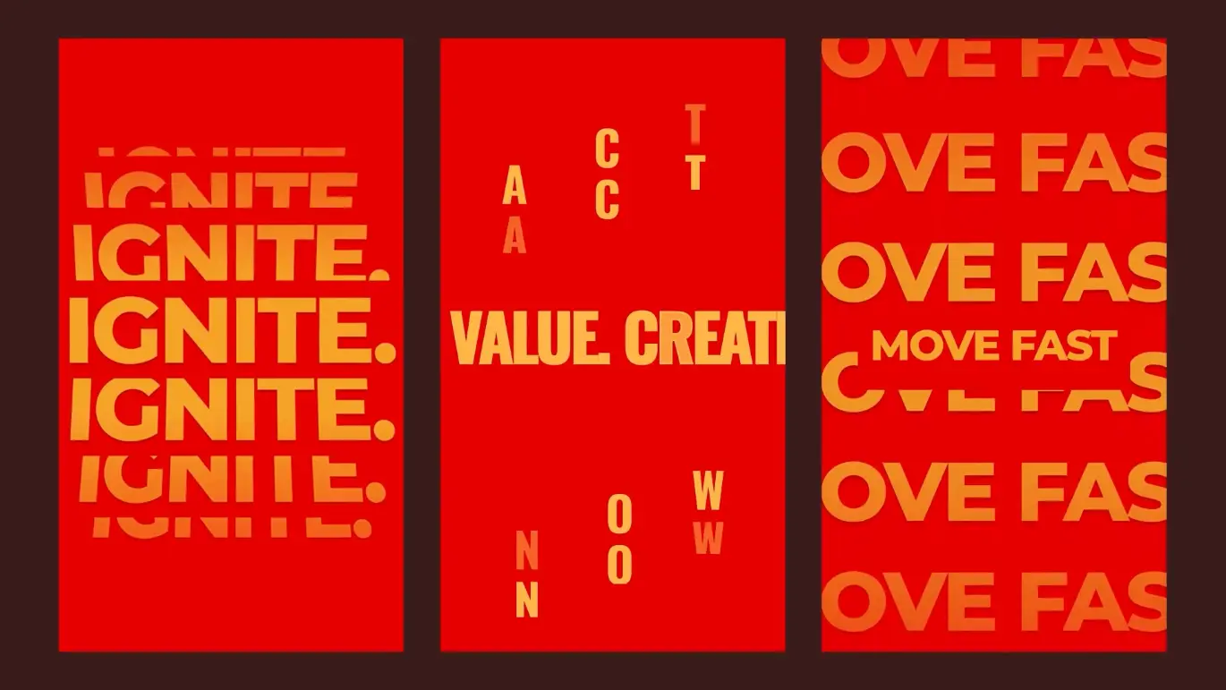 现代动态文字标题AE模板 Modern Kinetic Text Titles