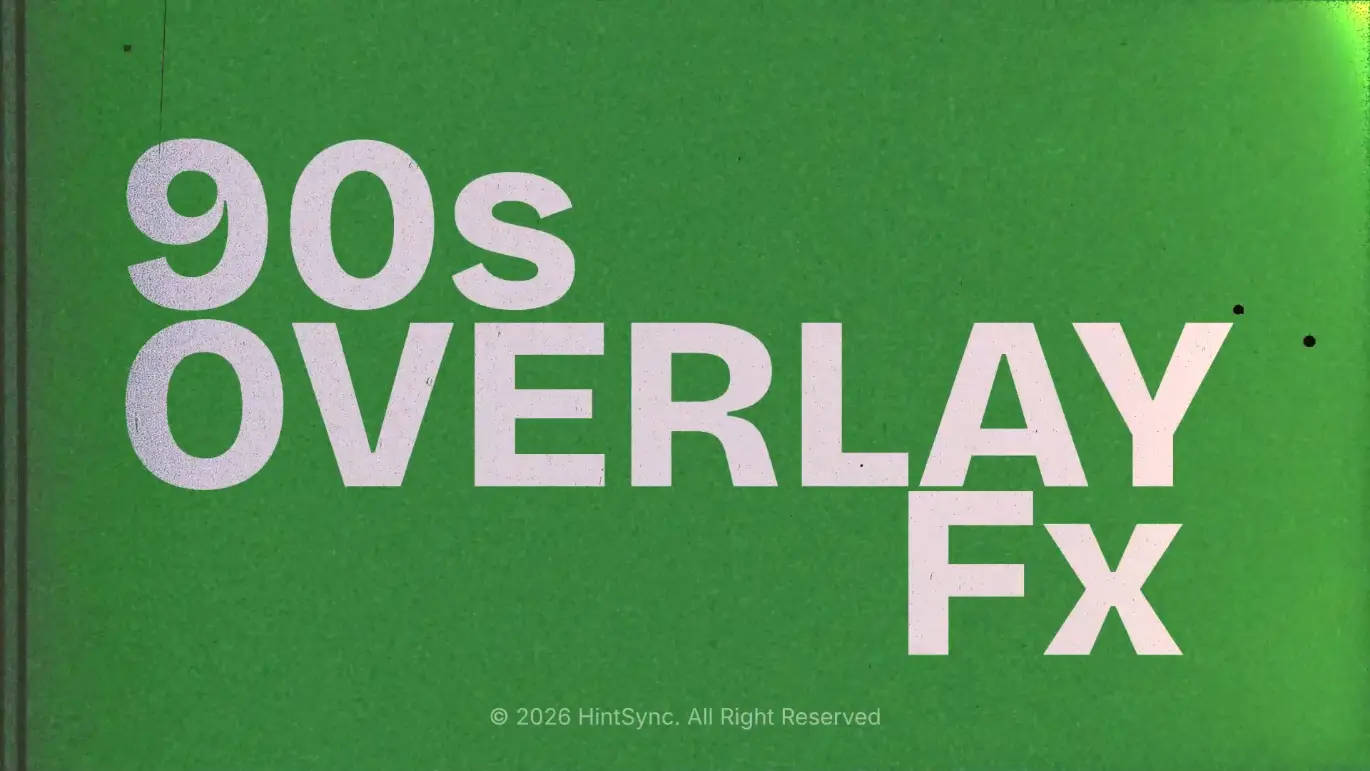 90年代复古特效AE叠加素材包 Overlay 90s Fx