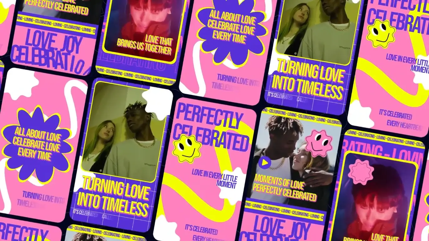 爱情庆典社交媒体AE视频模板 Love Celebration Social Media After Effect