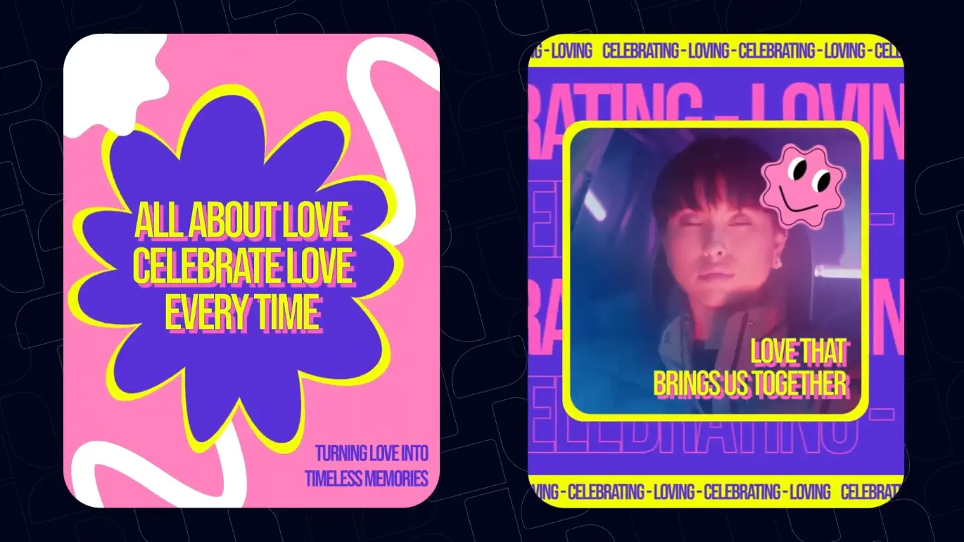 爱情庆典社交媒体AE视频模板 Love Celebration Social Media After Effect