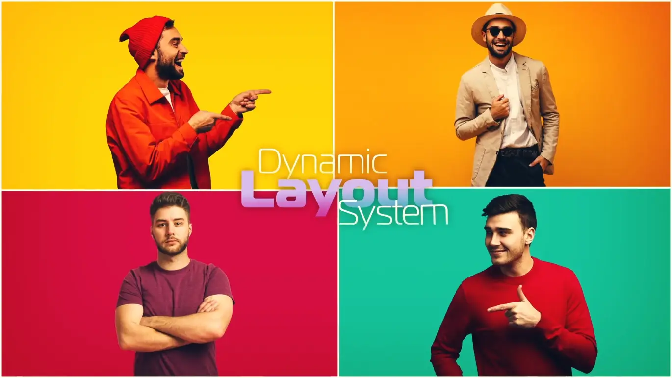 简约现代幻灯片AE动画模板 Clean Slideshow