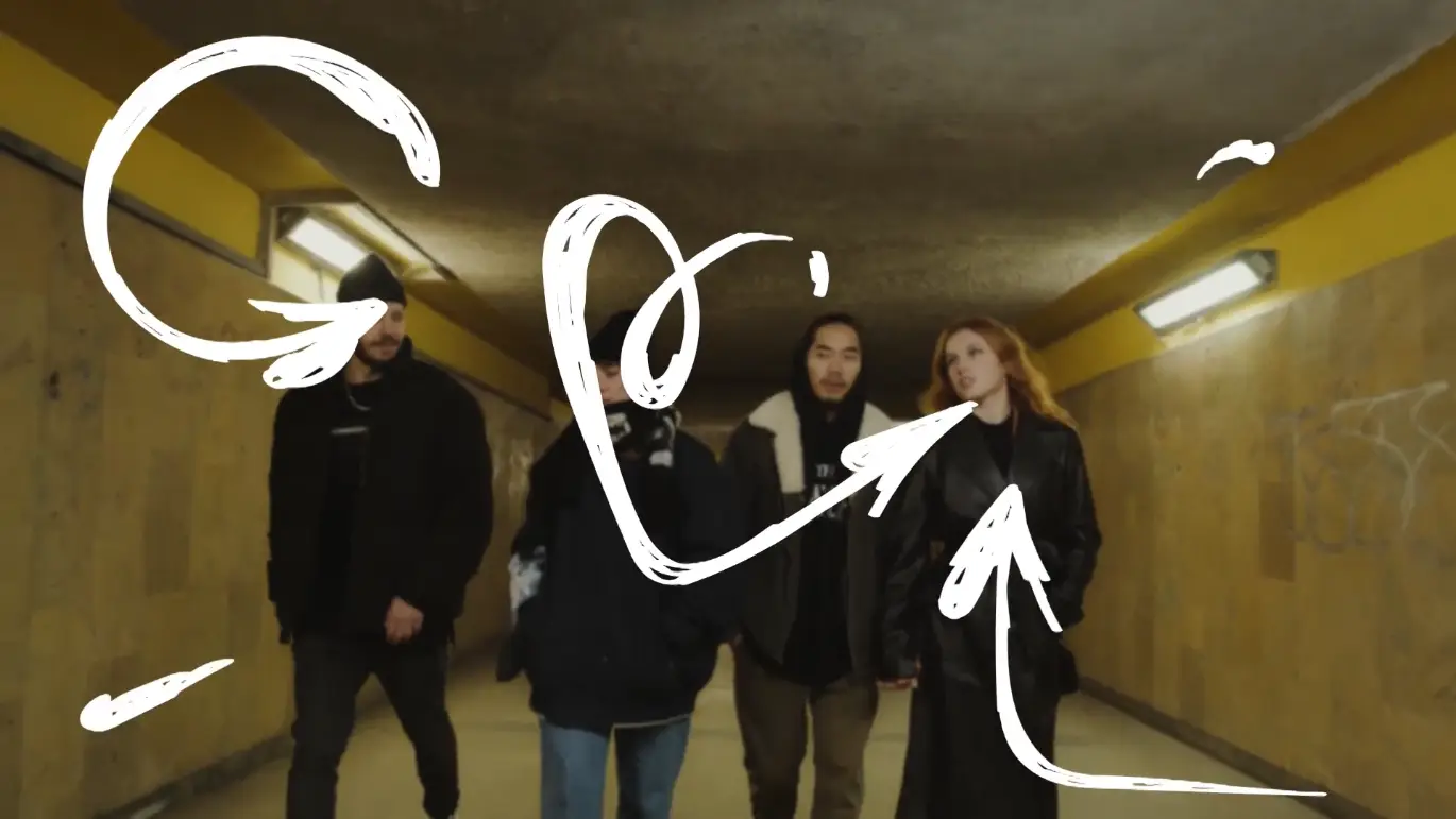 手绘涂鸦箭头FCPX/Motion叠加素材 Scribble Arrows Overlays