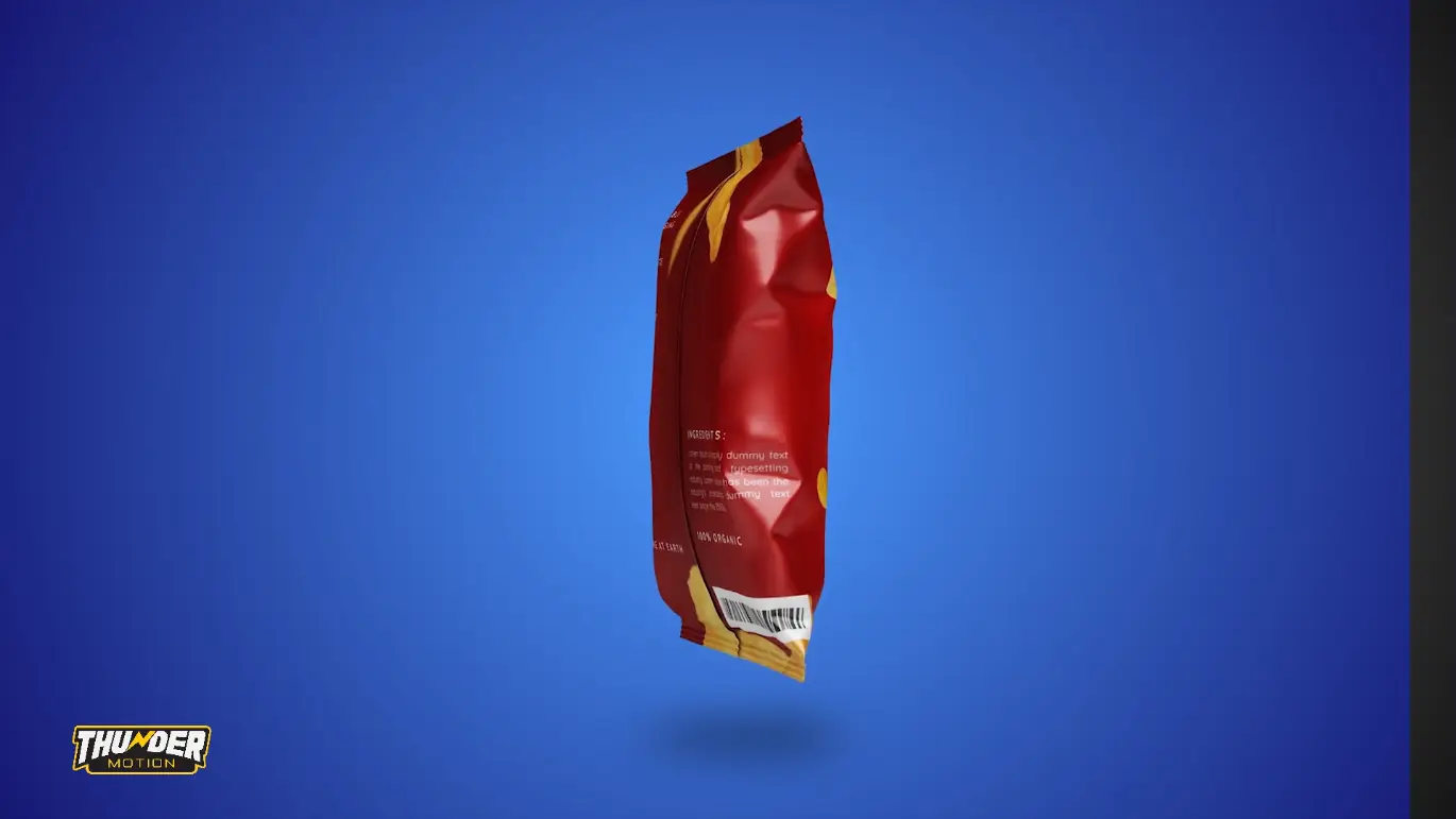 3D零食包装AE样机模板 3D Snack Packaging Mockup