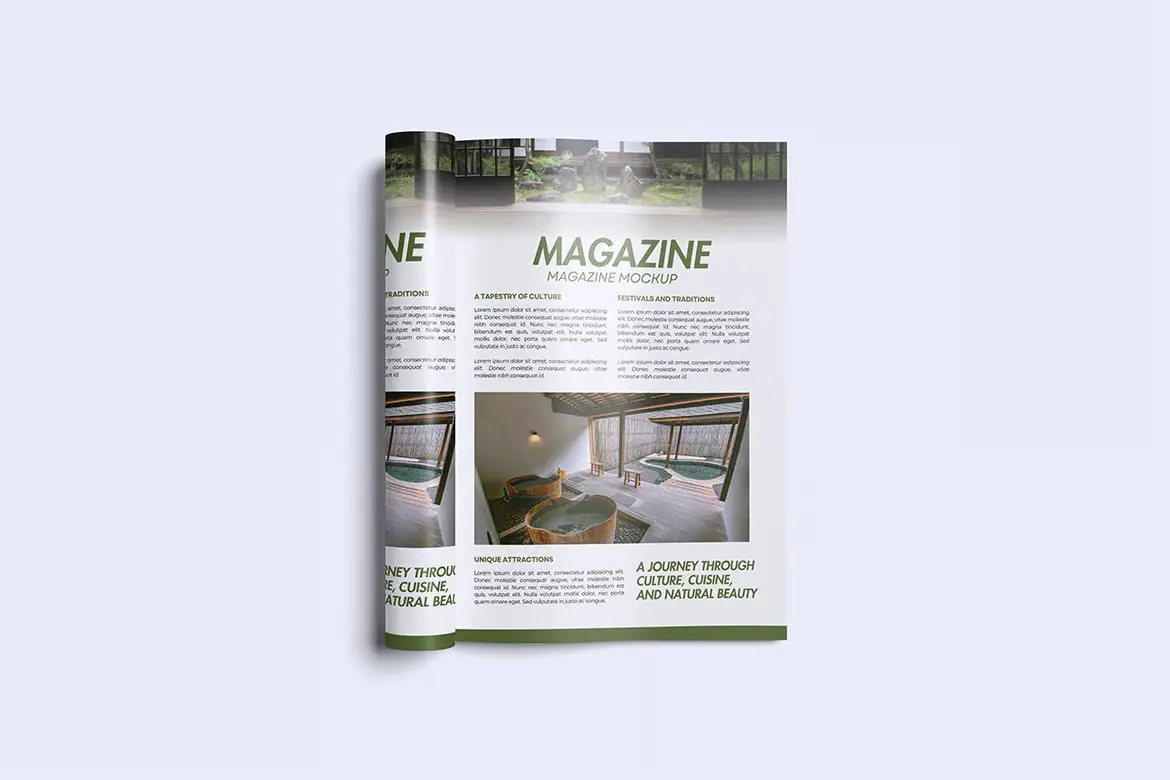 杂志画册PSD样机模板 Magazine Mockup Set