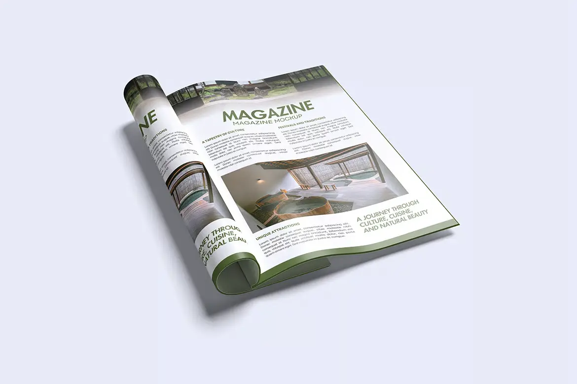 杂志画册PSD样机模板 Magazine Mockup Set