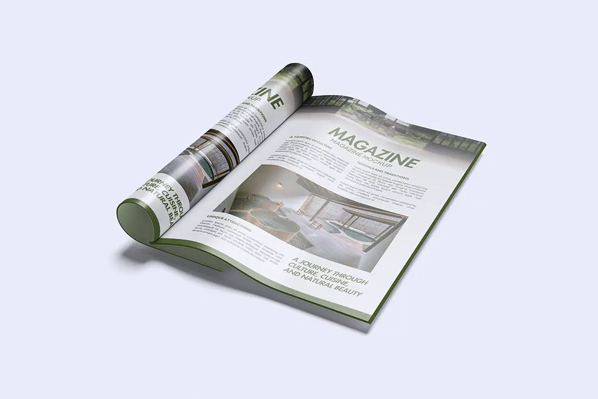 杂志画册PSD样机模板 Magazine Mockup Set