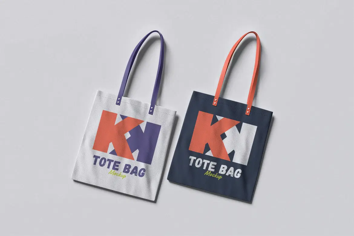 品牌托特包PSD样机模板 Tote Bag Mockup For Branding