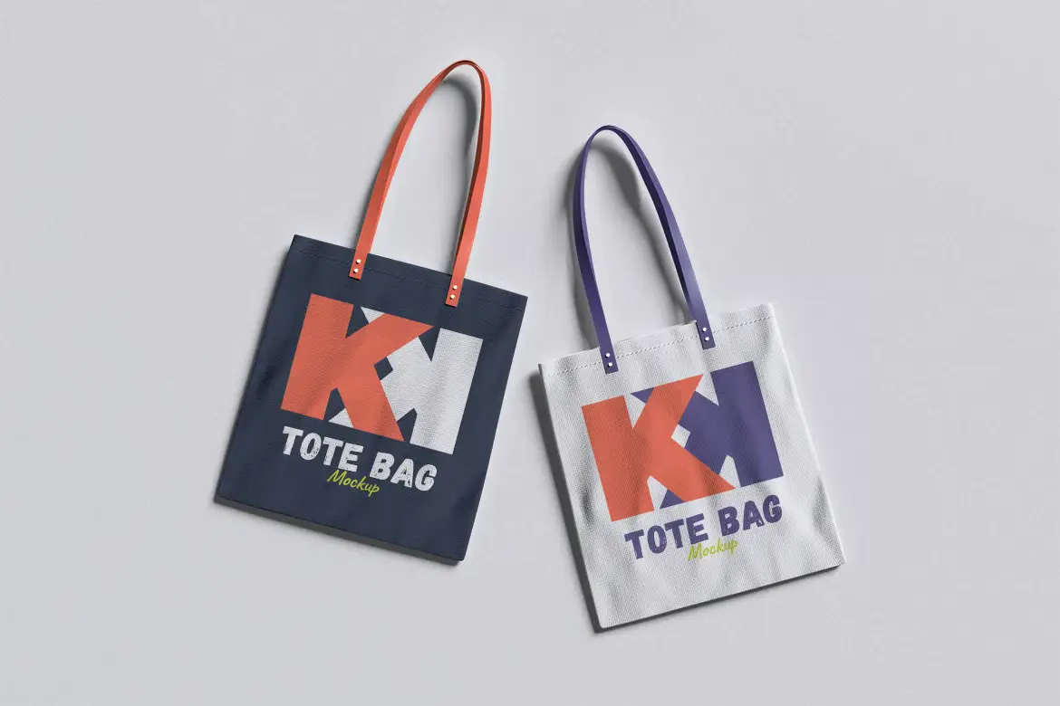品牌托特包PSD样机模板 Tote Bag Mockup For Branding