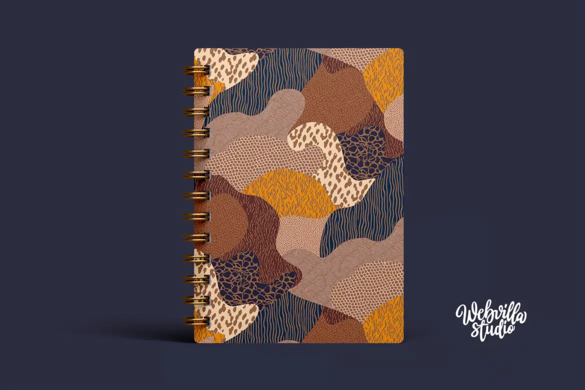 抽象花 meadow 无缝图案素材 Abstract Meadow Pattern