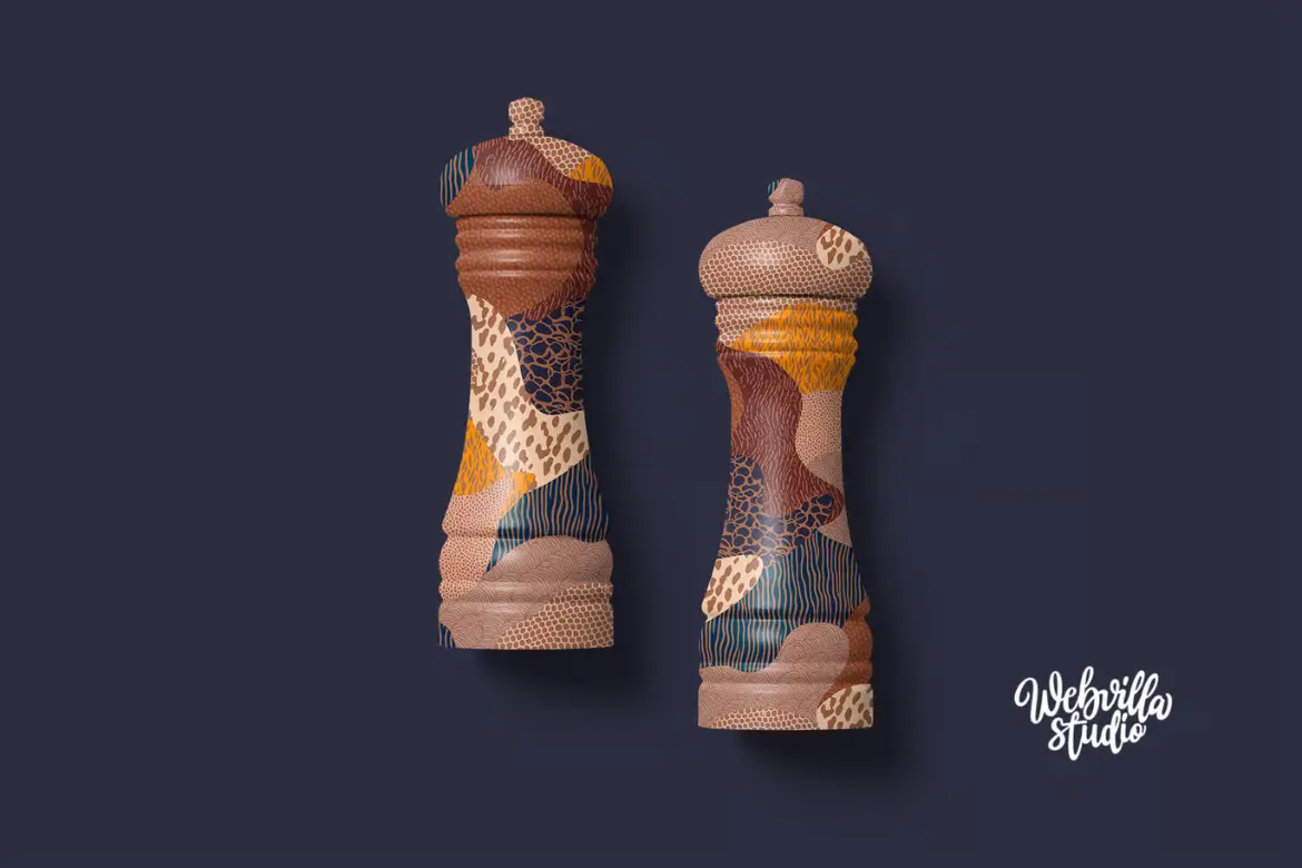 抽象花 meadow 无缝图案素材 Abstract Meadow Pattern