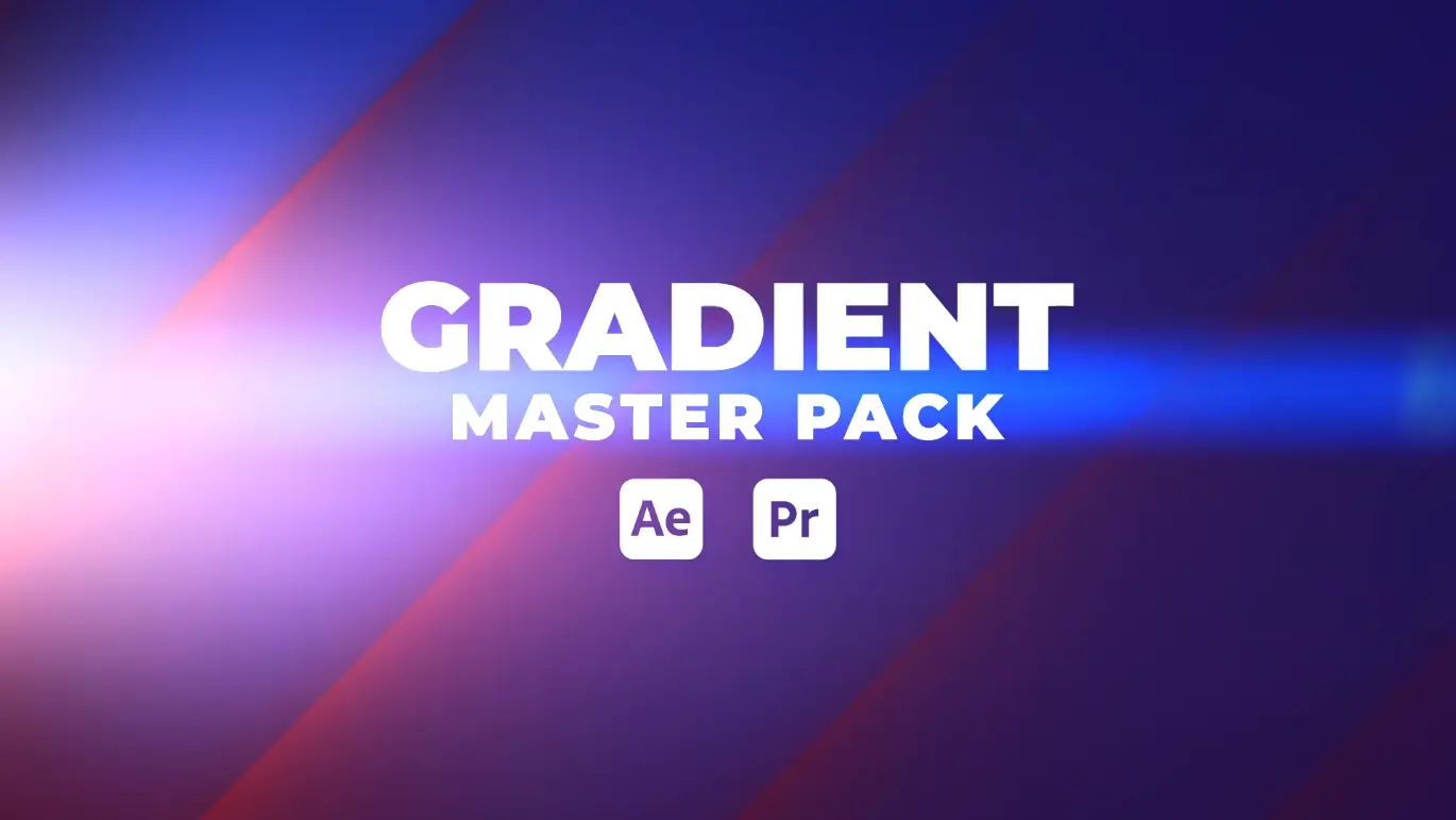 100款渐变背景AE/PR动态素材包 Gradient Master Pack