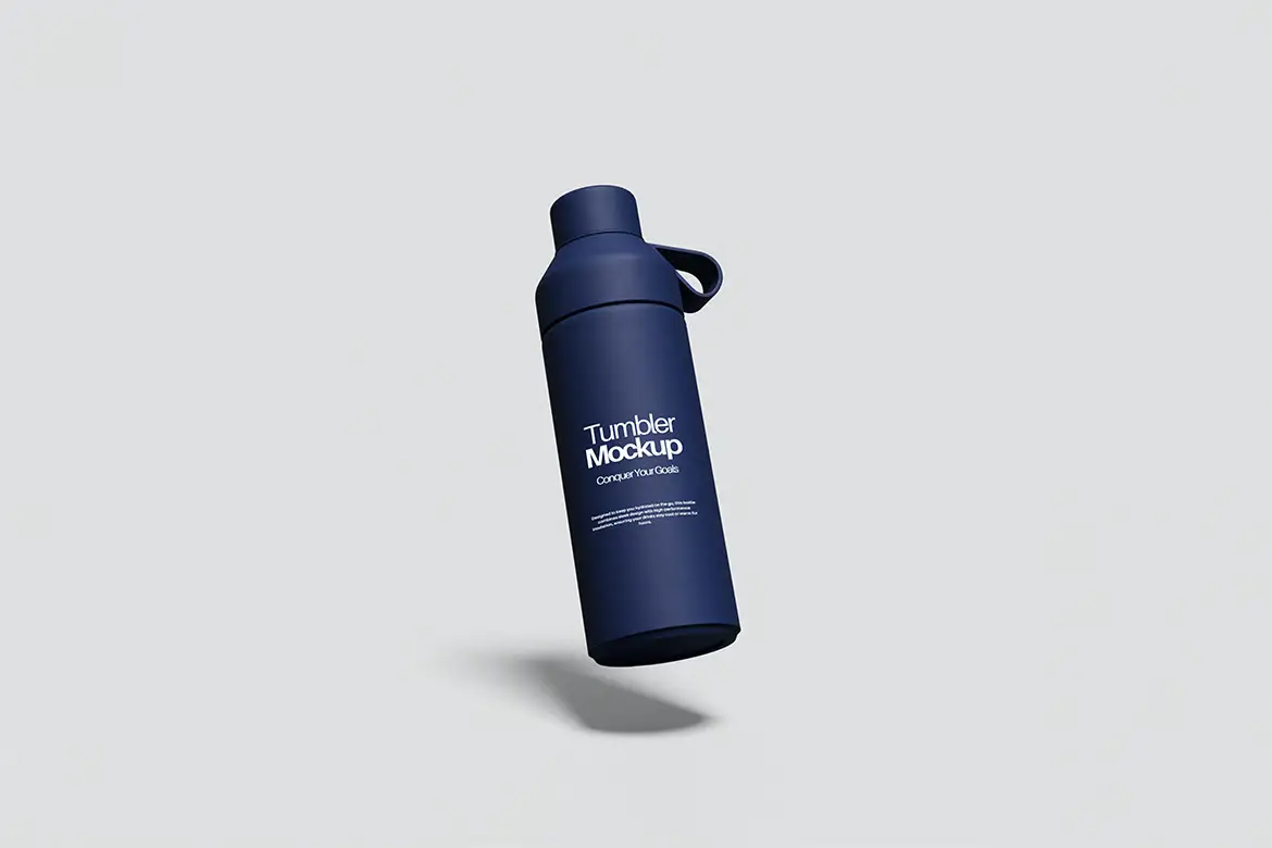 品牌随行杯PSD样机模板 Tumbler Mockup For Branding