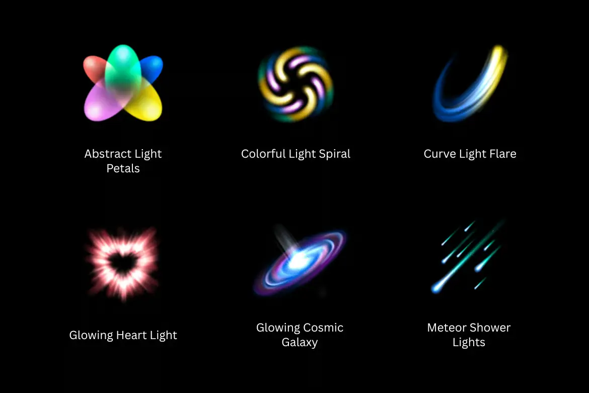 闪耀光效素材包 Shining Light Effects