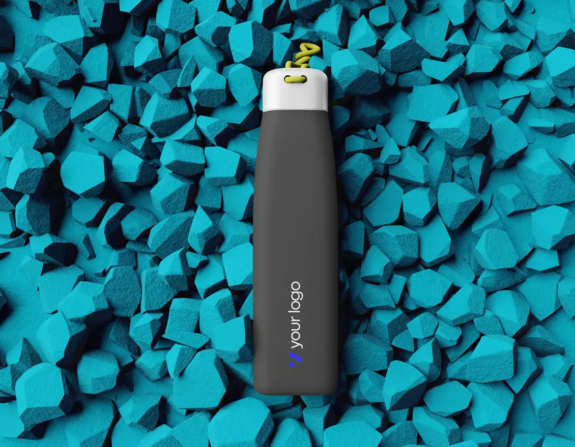 水瓶标签展示PSD样机模版 Water Bottle Mockup