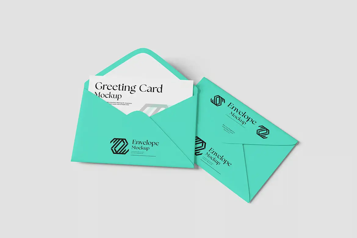 贺卡展示PSD样机模版 Greeting Card Mockup