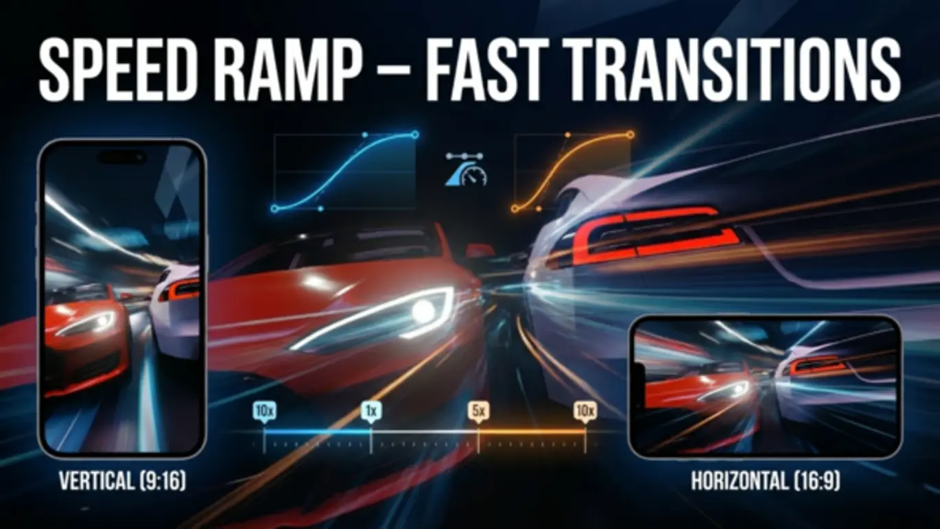 节奏变速转场AE特效包 Speed Ramp Fast Transitions