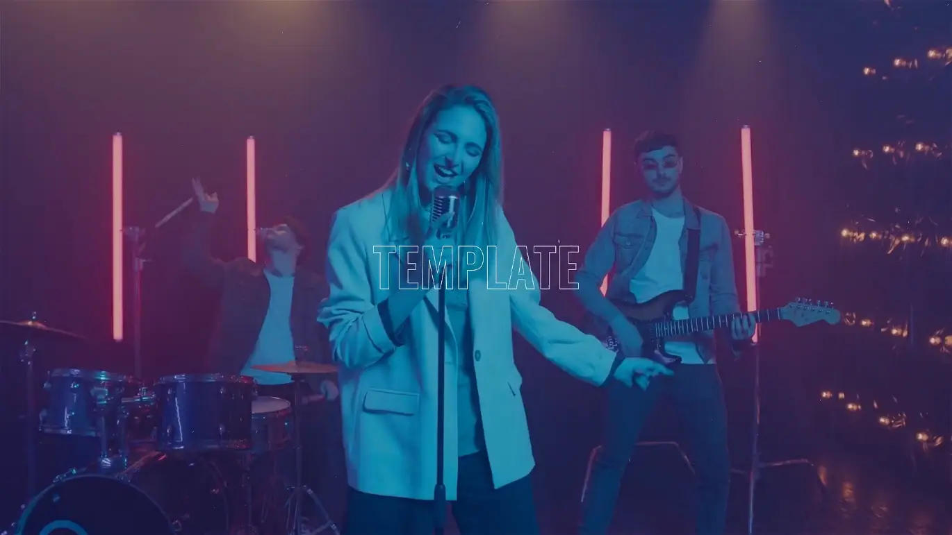 快速冲击感开场Premiere Pro模板踩点视频片头快剪包装素材