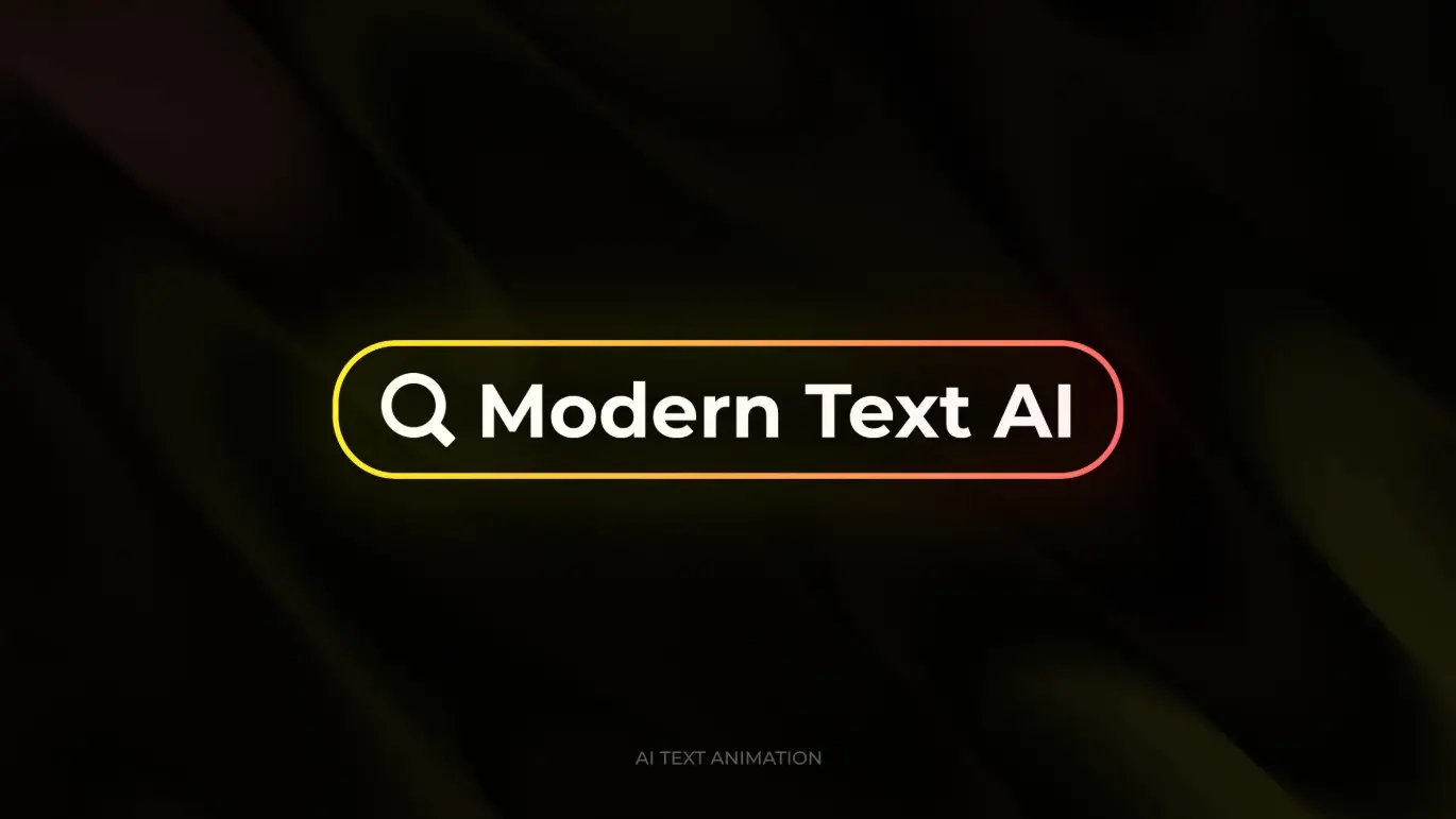 4K高清AI人工智能风格文字动画AE特效科技感动态标题开场素材